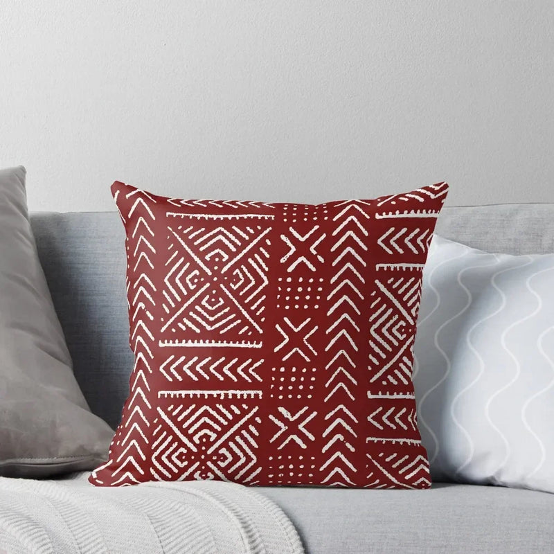 New Maroon Throw Pillow Cushions