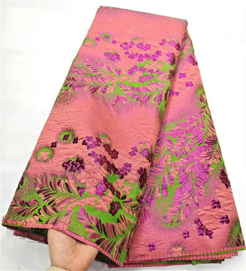 New African Jacquard Brocade Luxury Fabric