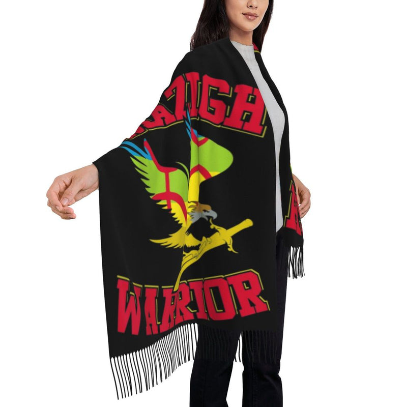 Amazigh Pride Tifinagh Patriotic Kabyle Scarf