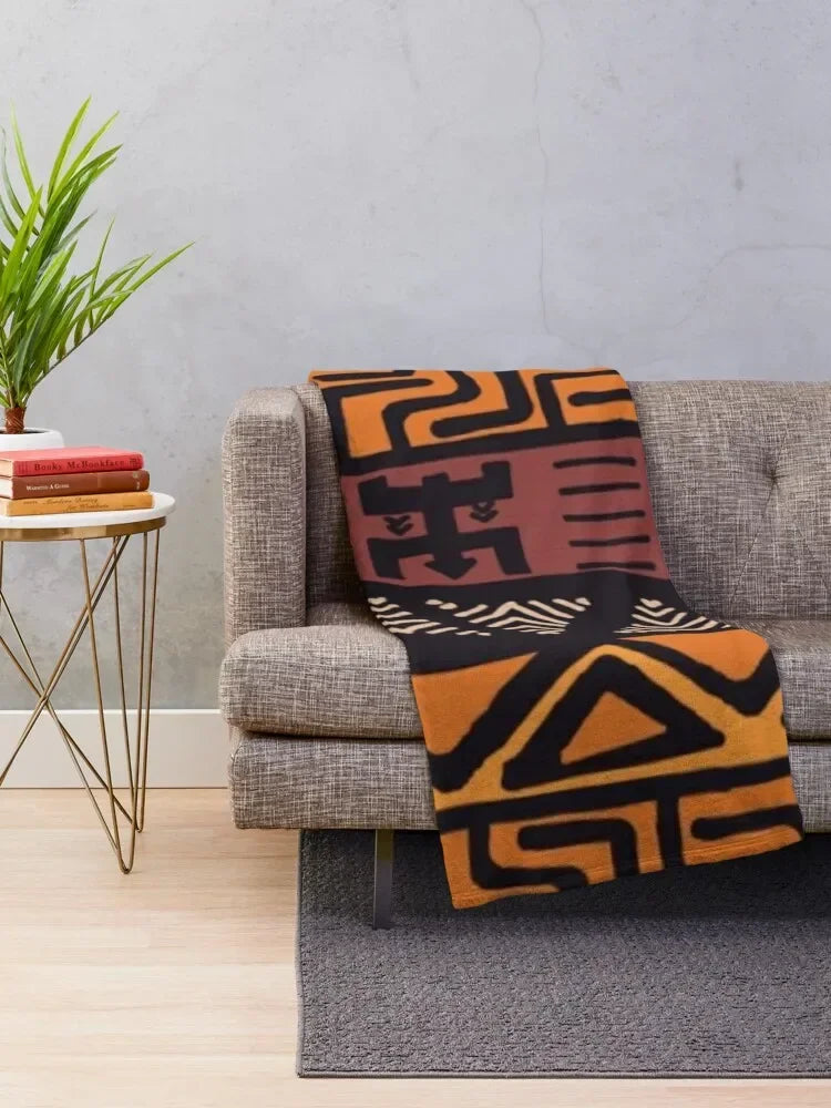 African tribal print Throw Blanket