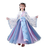 New Retro Girls' Chinese Hanfu Dress