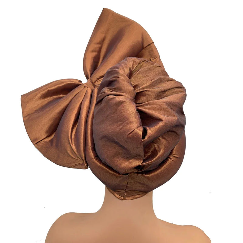 African Auto Gele Headtie Nigeria Party Headwear Hat