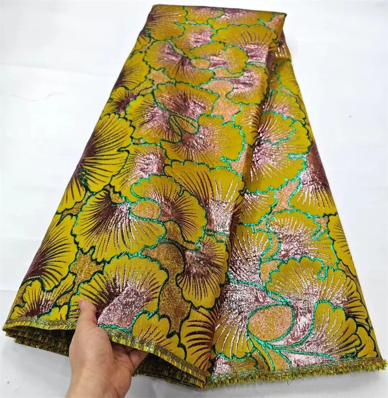 New African Jacquard Brocade Luxury Fabric