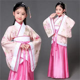 Children Girls Lion Dance China Clothing