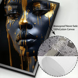 New Golden Radiant African Beauty Art Posters