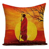 African Life Cushion Cover Decor