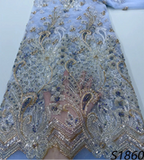 High-end Heavy Beaded Fabric