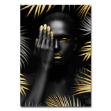 African Woman Portrait Wall Art Posters