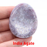 Natural Palm Gemstone Worry Thumb Stone