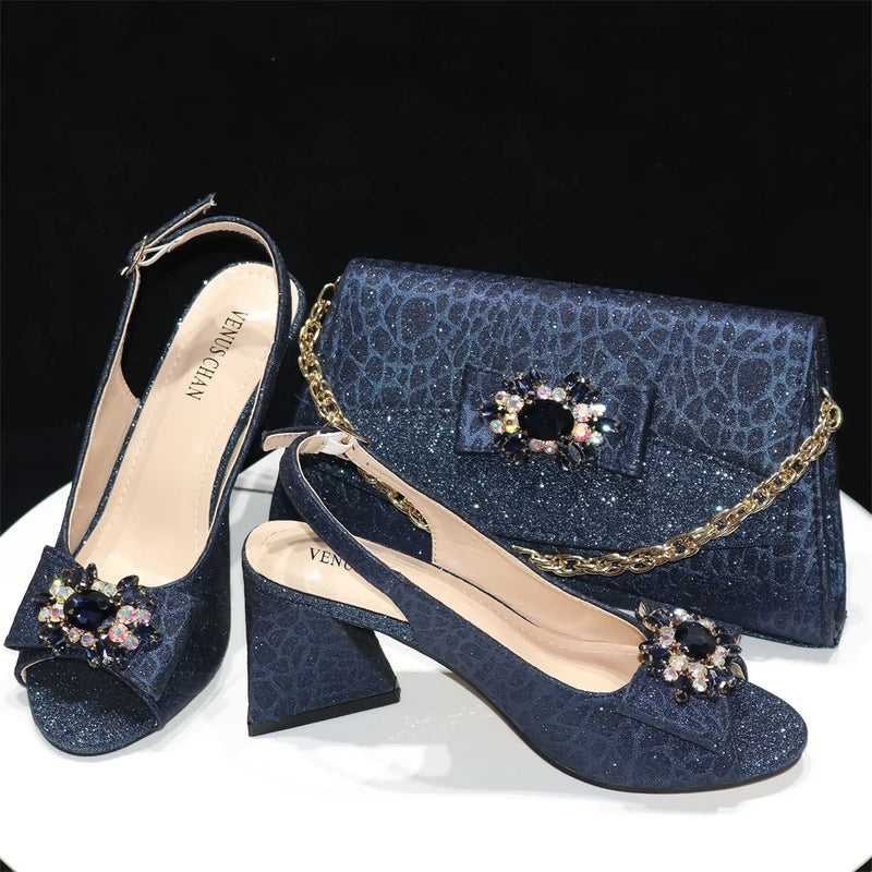 New fashion Women Shoes and Bags Match Set