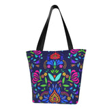 New Mexican Spanish Embroidery Flowers Tote Bags