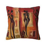 Africa Women Ethnic Style Soft Luxury Pillow Cases