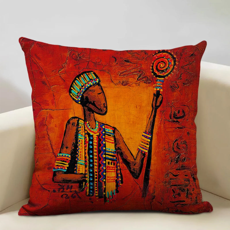 New Portrait Oil Painting Cushion Cover