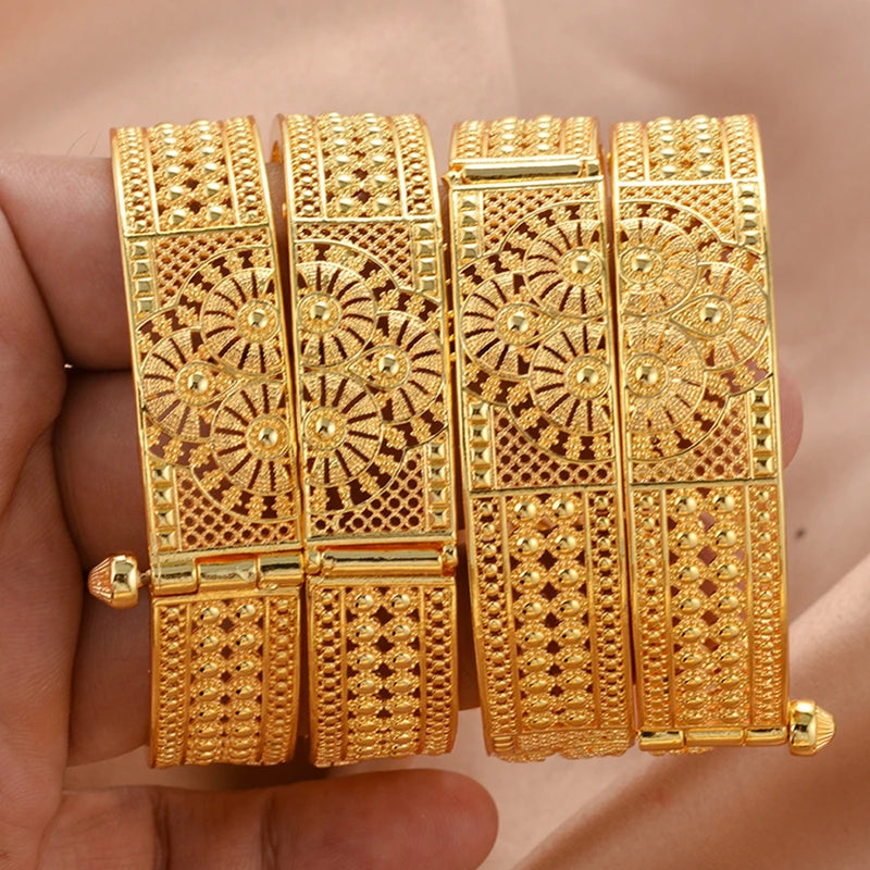 New Ethiopian Gold Color Bangles