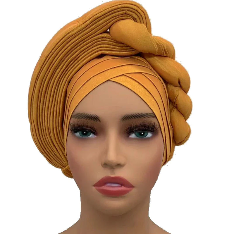 African Autogele Women's Turban Cap