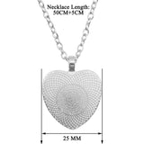 New Personalized Custom Heart Shape Pendant Necklace