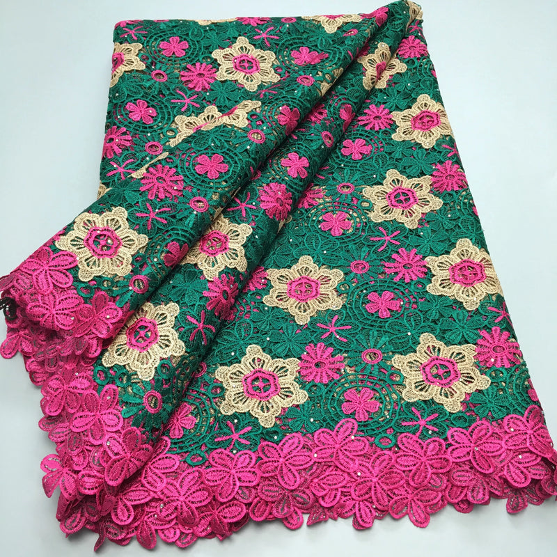 High Quality Cord Guipure Lace Fabric