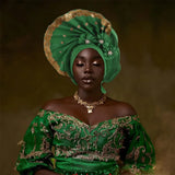 New High Quality 3D Nigerian Wedding Women Auto Gele Turban