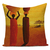 African Life Cushion Cover Decor