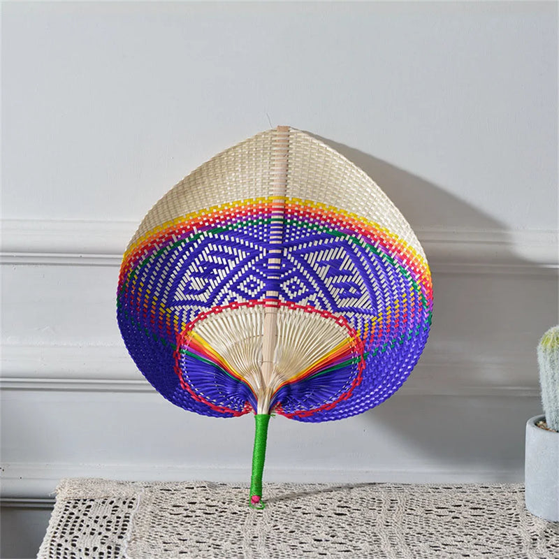 New Handmade Bamboo Woven Fan