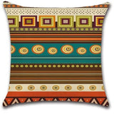 New African Ethnic Style Linen Cushion Cover