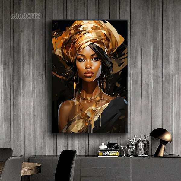 New Luxury Fashion African Poster