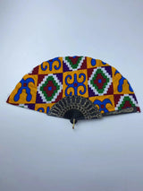 African Style African Wax Print Fabric Folding Fan