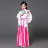 Children Girls Lion Dance China Clothing