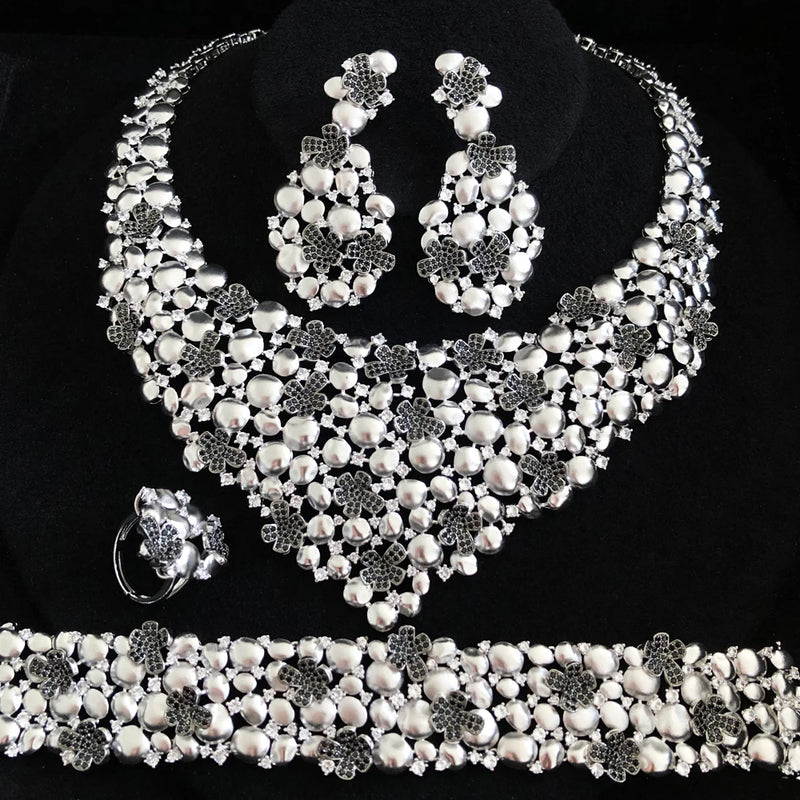 Women Cubic Zircon Jewellery Set