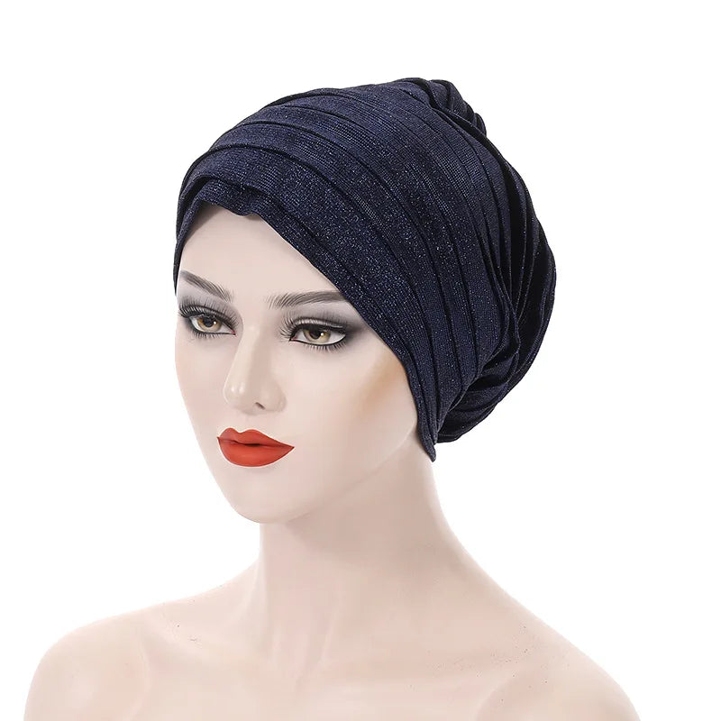 Women's Head Wraps Bonnet African Turban Cap