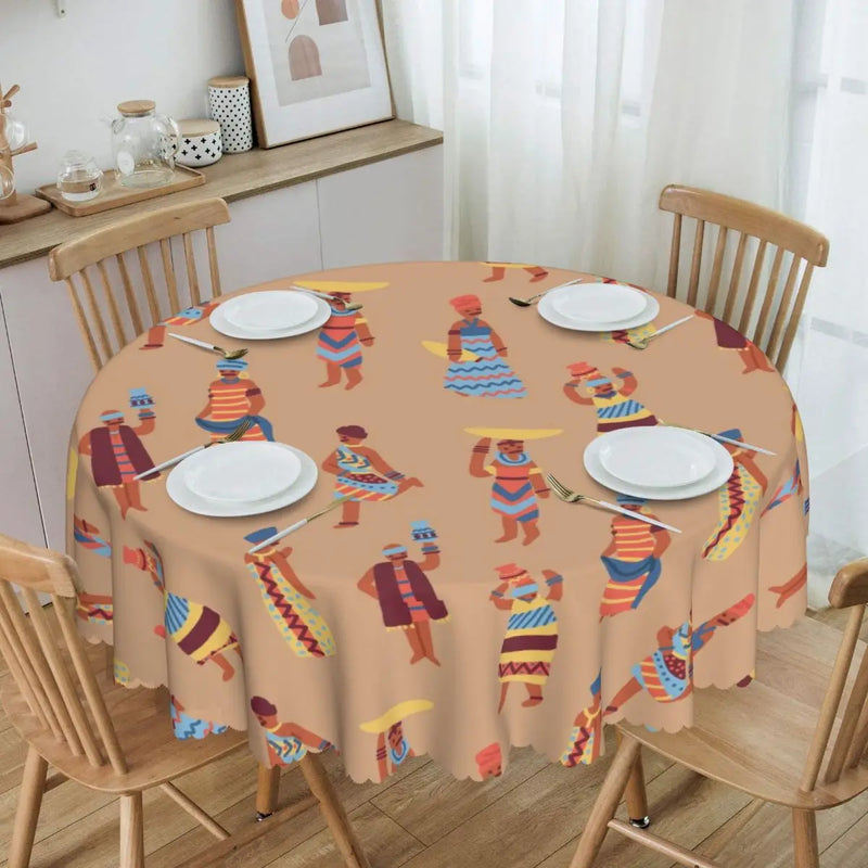 African Woman Life Culture Tablecloth