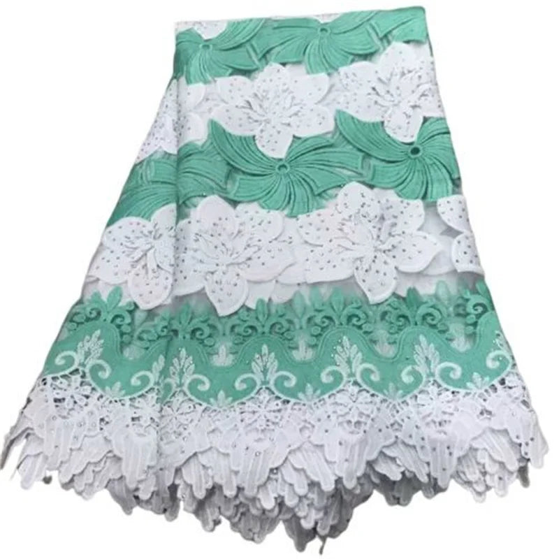 New Fashion African Brocade Lace Fabric