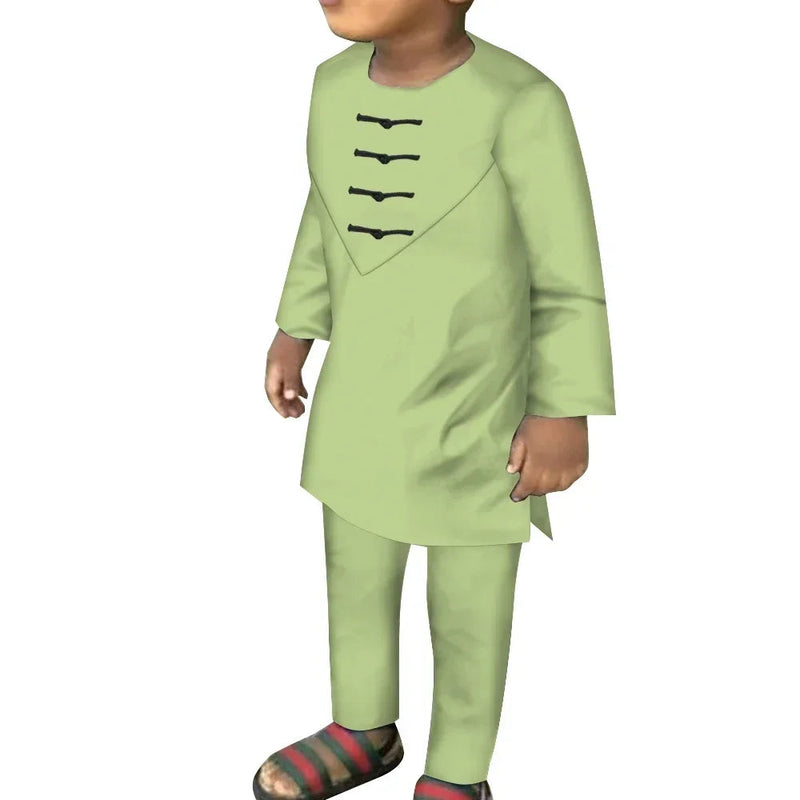 African Boy's Tops and Pants Sets