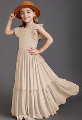 3-14 years Girls New Lace Bohemia Long Dresses