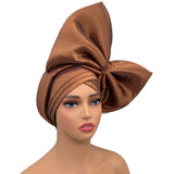 African Auto Gele Headtie Nigeria Party Headwear Hat