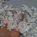 New luxury beaded embroidery lace