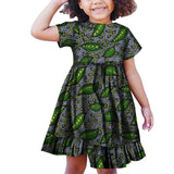 Summer Children Short Sleeves Dresses