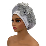 New Elegant African Autogele Women's Turban Cap