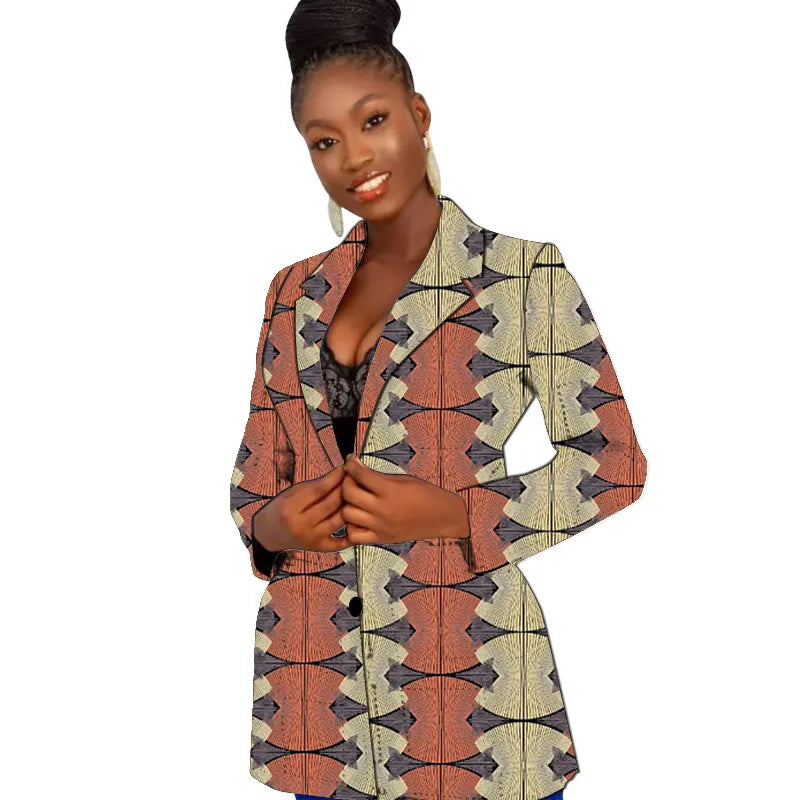 New Ankara Blazers African Wedding Party Short Coat