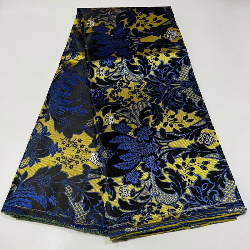 High Quality 3D Damask Embroidery Headtie Fabric