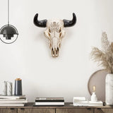 American Style Rural Retro Skull Cow Head