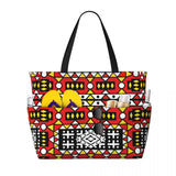 Women Big Capacity African Patterns Beach Gym Travel Bags