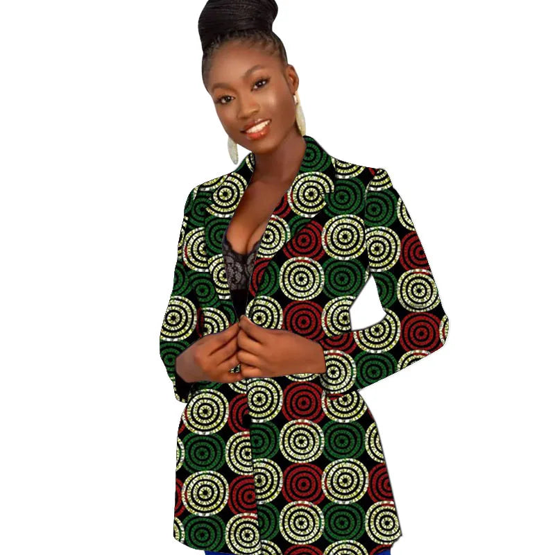 New Ankara Blazers African Wedding Party Short Coat