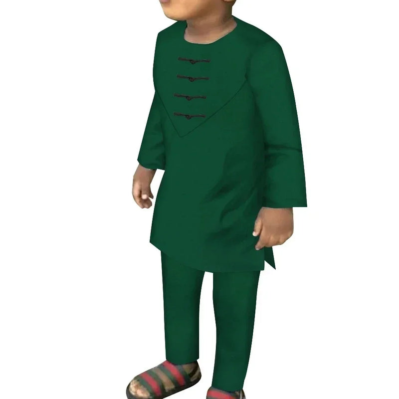 African Boy's Tops and Pants Sets