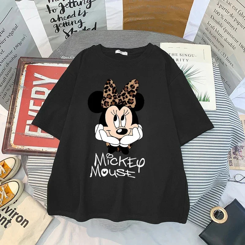 Mickey Anime Blouses Y2k Graphic T Shirts