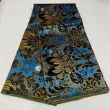 High Quality 3D Damask Embroidery Headtie Fabric