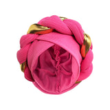 New African Women Pleated Beanie Headwrap Hat