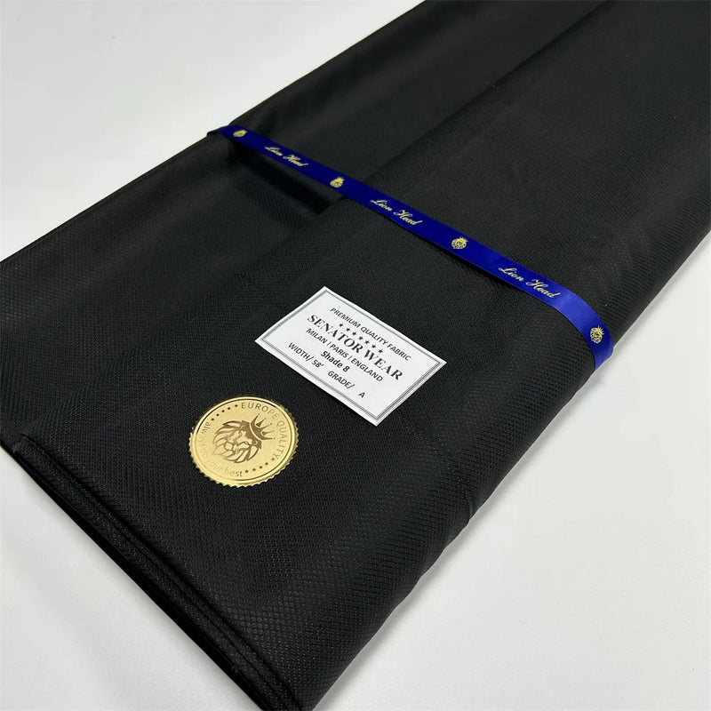 5Yards Senator Wear Suit Fabric Material Bazin Riche