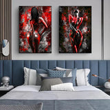 Abstract African Women Sexy Nude Art Posters