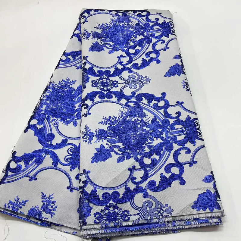 New Design Jacquard Brocade Lace Fabric